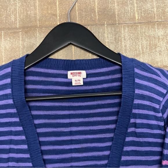 Mossimo Supply Co. Women's Striped Sweater - Blue and Purple - Picture 3 of 4